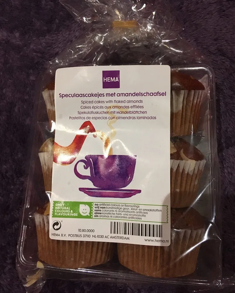 Cakes épicés aux amandes effilées