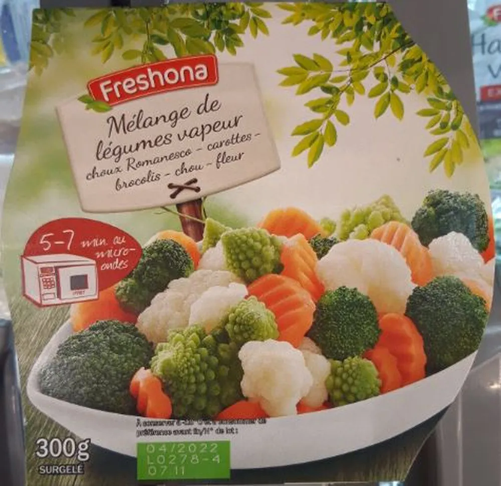 Mélange de légumes vapeur