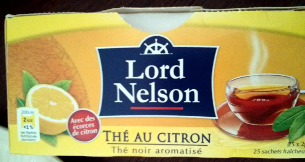 Thé noir aromatisé agrume