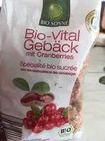 Bio Sonne Bio-vitalgebäck Mit Cranberries, Cranber. ..