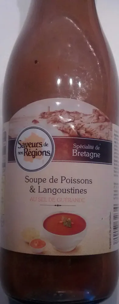 Soupe de poissons et langoustines