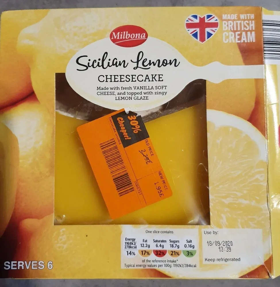 Sicilian lemon cheesecake