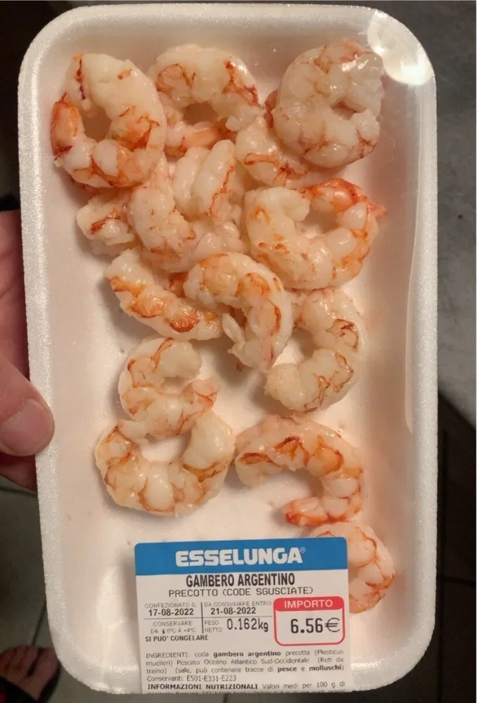 Gambero argentino precotto