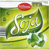 Postre de soja natural