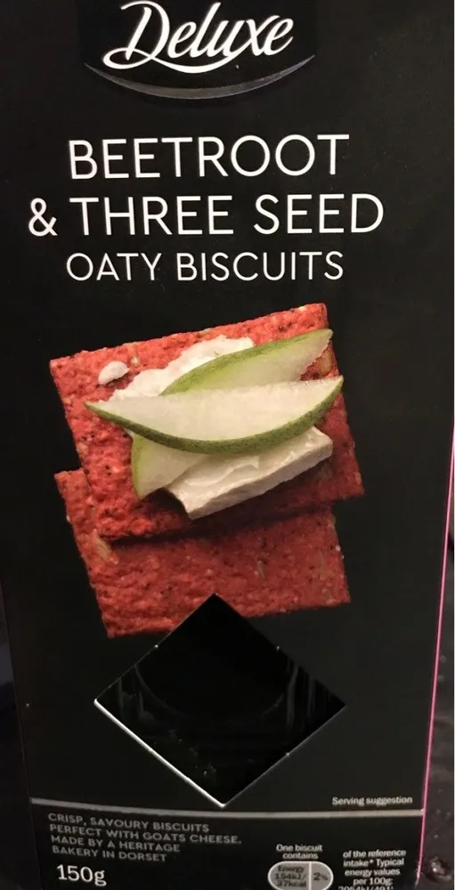 Galettes d'avoine auc bettraves rouge et 3 graines