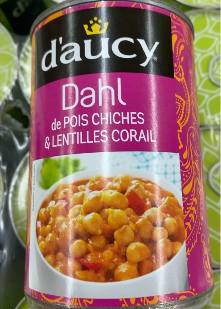 Dahl de pois chiches&lentilles corail