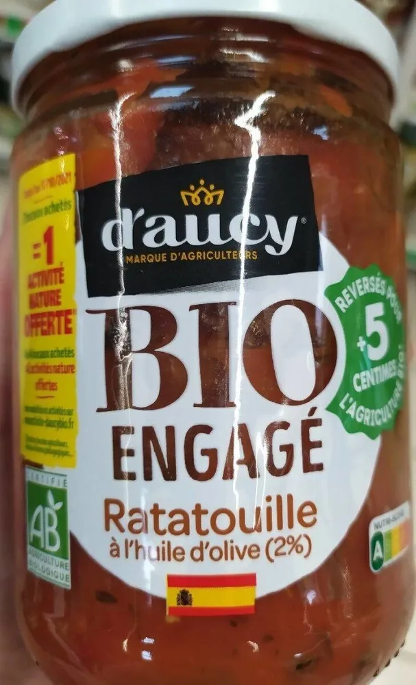 Ratatouille bio engagé
