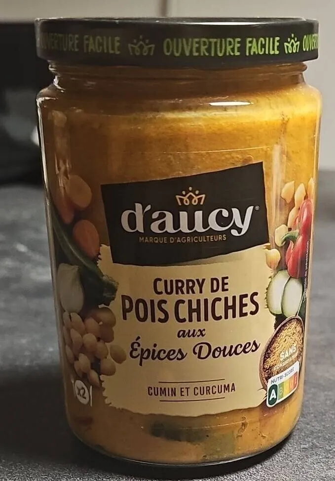 Curry de pois chiches aux épices douces