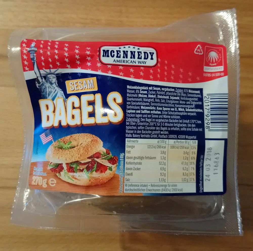 Bagels Sesam