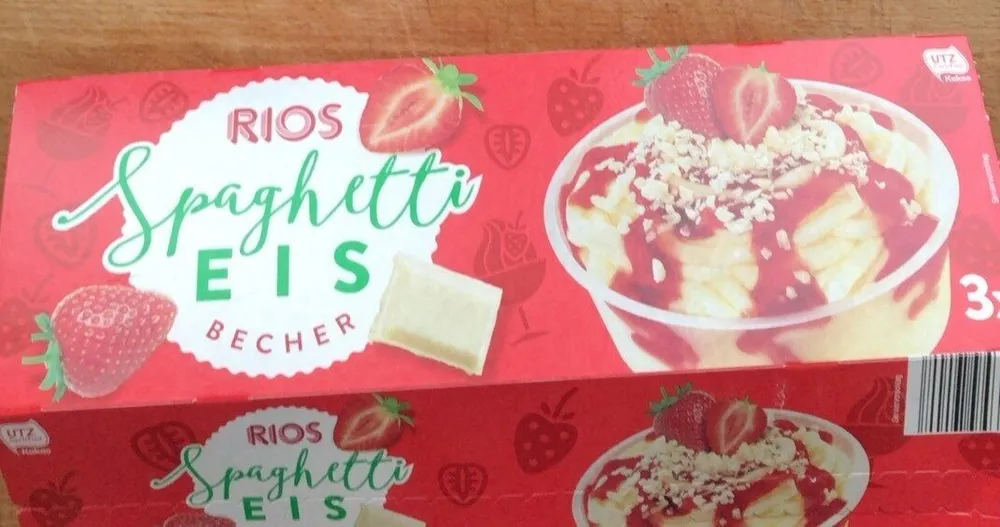 Spaghetti Eisbecher