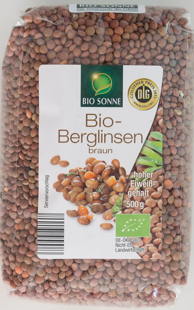 Bio-Berglinsen braun