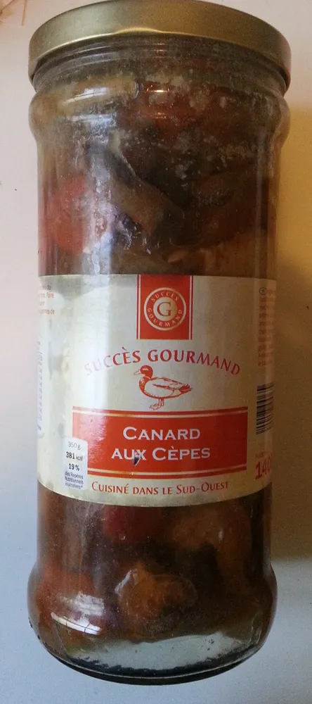 Canard aux cèpes