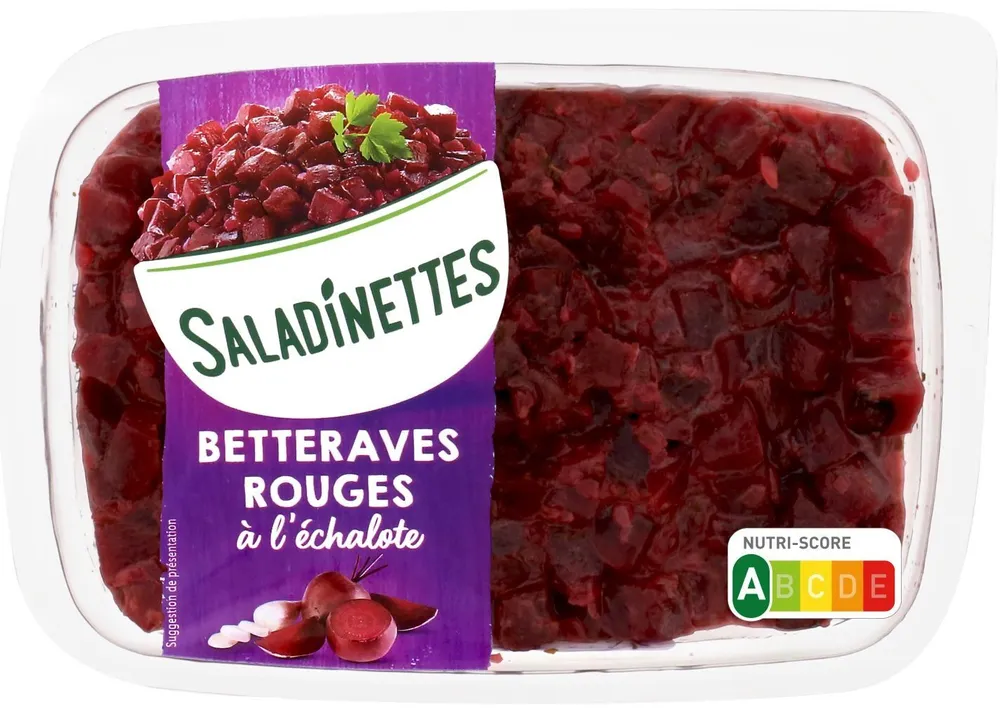Betteraves rouges à l'échalote