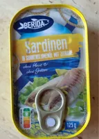 Sardinen in Sonnenblumenöl mit Zitrone