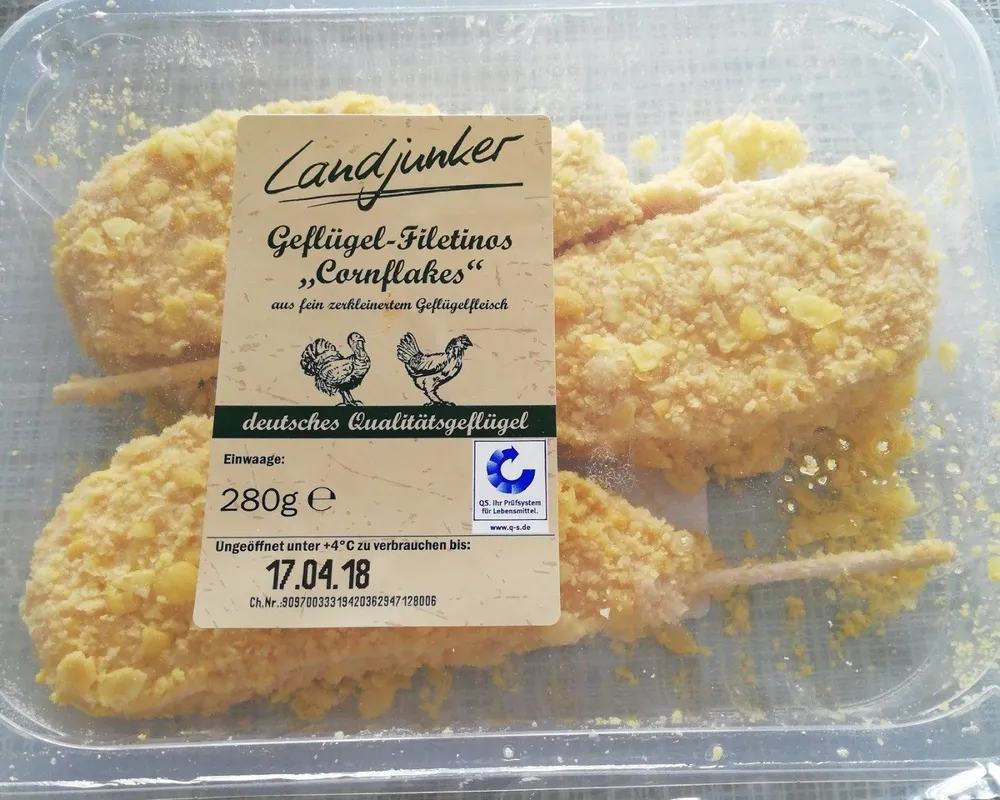 Geflugel filetinos cornflakes
