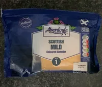 Scottish mild coloured cheddar