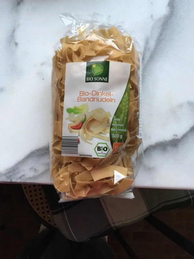 Bio-dinkel-bandnudeln