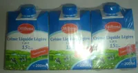 Crème légère liquide UHT (15% MG)