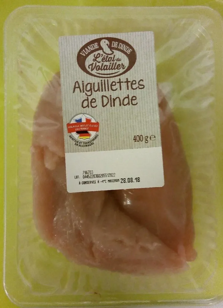 Aiguillettes de dinde