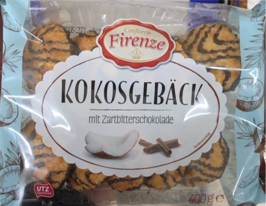 Kokosgebäck mit Zartbitterschokolade