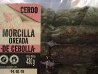 Morcilla oreada de cebolla