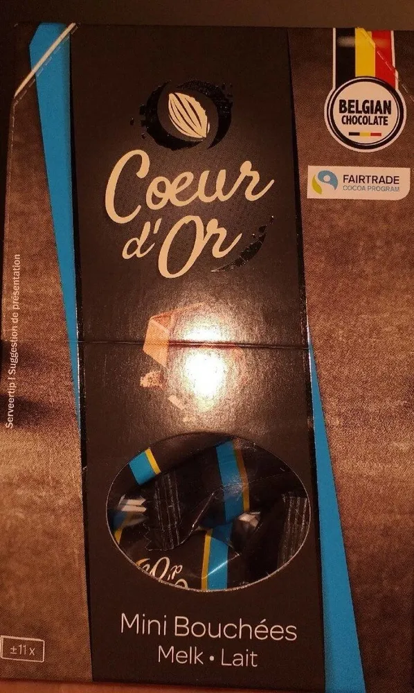 Cœur d'or mini bouchées