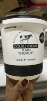 Double cream plain yogurt