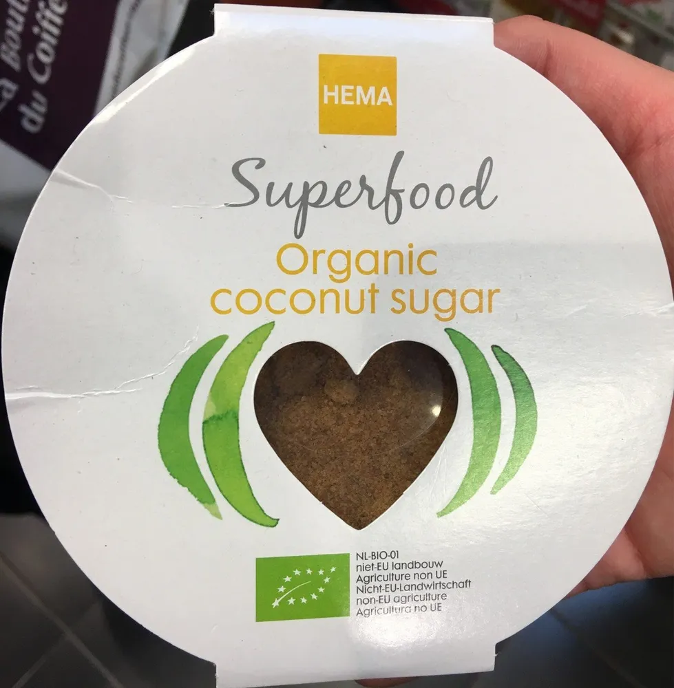 Superfood organic coconut sugar