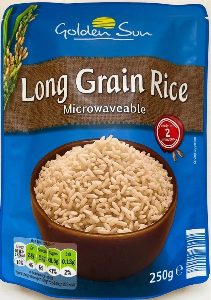 Long Grain Rice Microwaveable