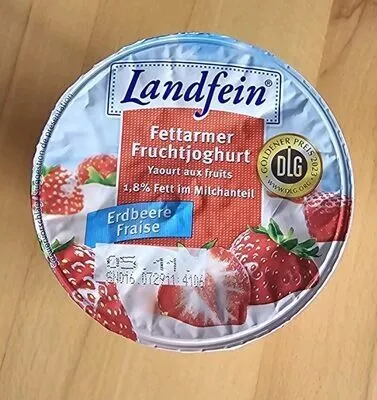 Fettarmer Fruchtjoghurt Erdbeer