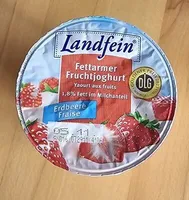 Fettarmer Fruchtjoghurt Erdbeer