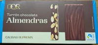 Turrón de chocolate con almendras