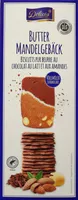 Butter Mandelgebäck Vollmilchschokolade