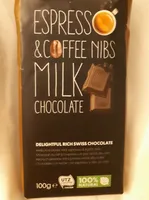 Espress & Coffee Nibs Milk Chocolate