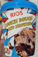 Cookie Dough and Brownie Eiscreme