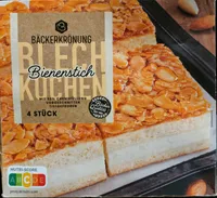 Blechkuchen - Bienenstich