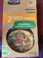 Tarte épinards mozzarella tomates