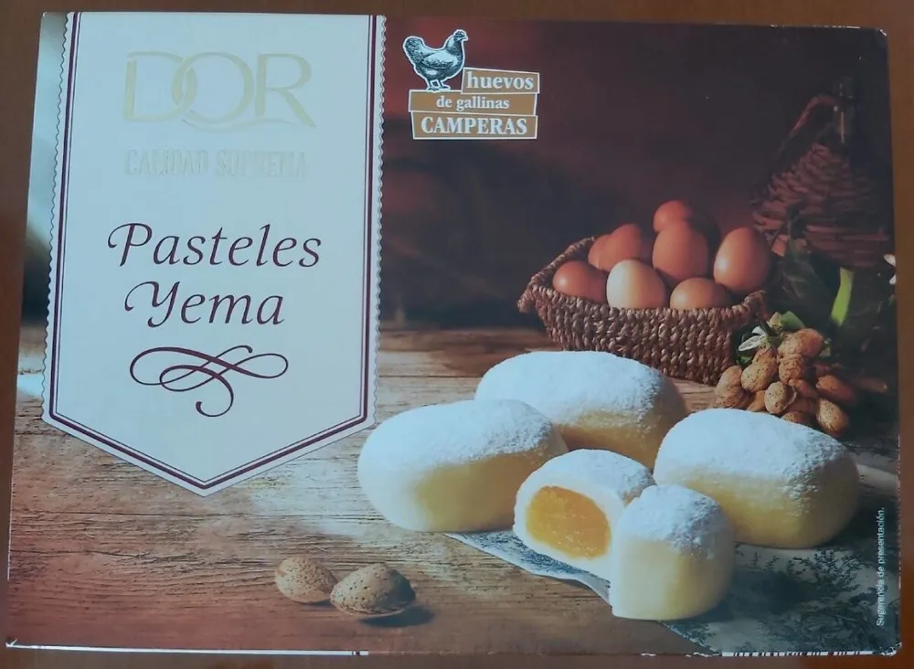 Pasteles Yema
