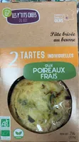 Tartes aux poireaux