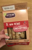 8 mini nems aux crevettes