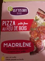 Pizza pâté fine au feu de bois madrilène