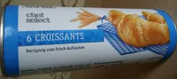 6 Croissants Fertigteig zum frisch Aufbacken