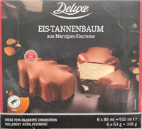 Eis Tannenbaum aus Marzipan-Eiscreme, 6er Karton