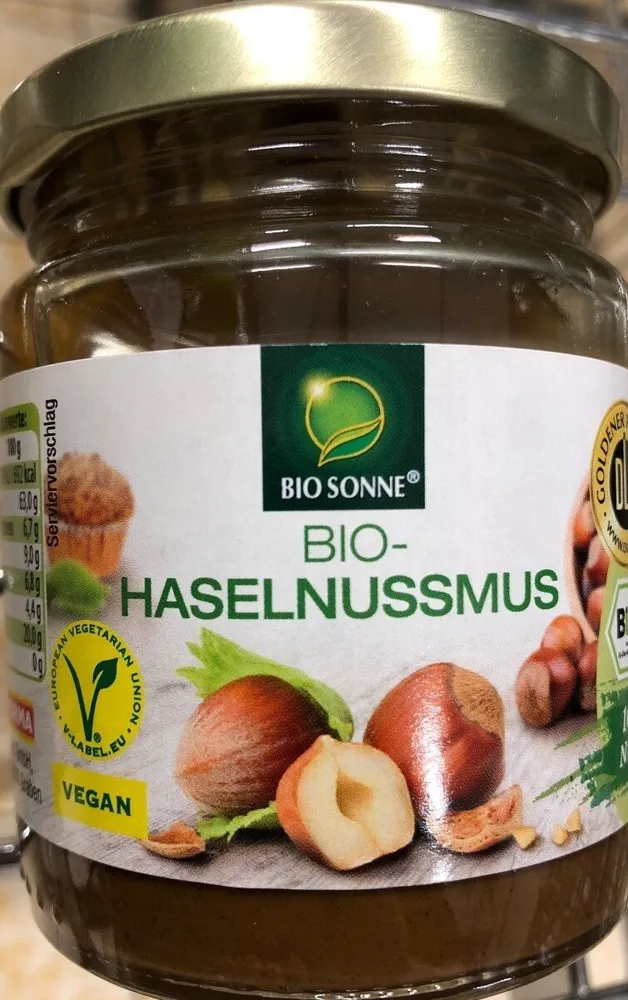 Purée de noisettes bio