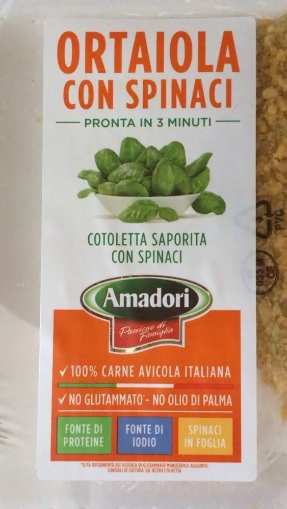 Ortaiola con spinaci