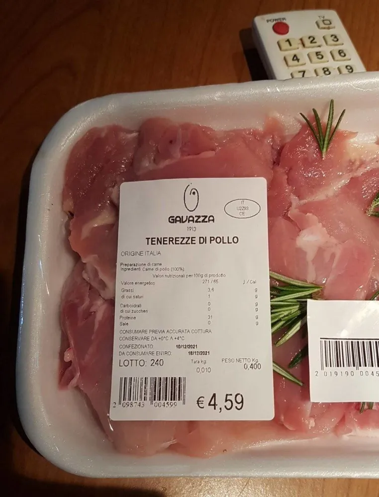 Tenerezze di pollo