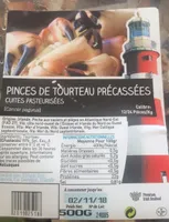 Pinces de tourteau precassées