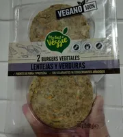 Burguer vegetal (lentejas y verduras)