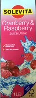 Cranberry & raspberry juice drink