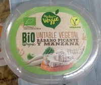 Untable vegetal rábano picante y manzana